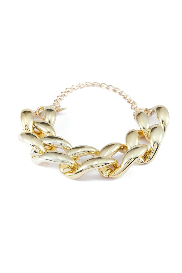 modern big chain necklace