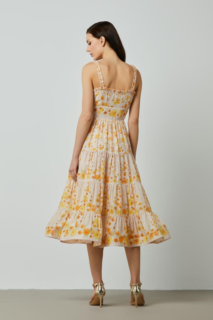 tiered detailed dress