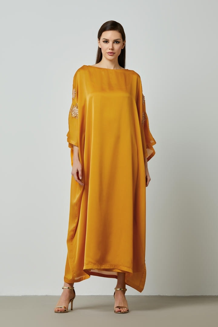 Wavy sleeves kaftan