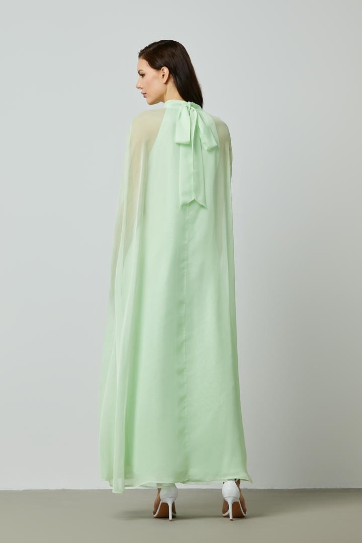 embellished cape kaftan