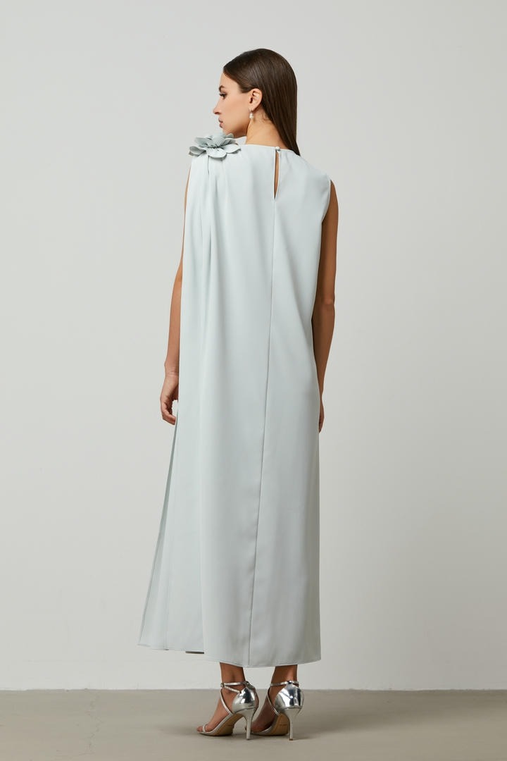 Flower applique dress