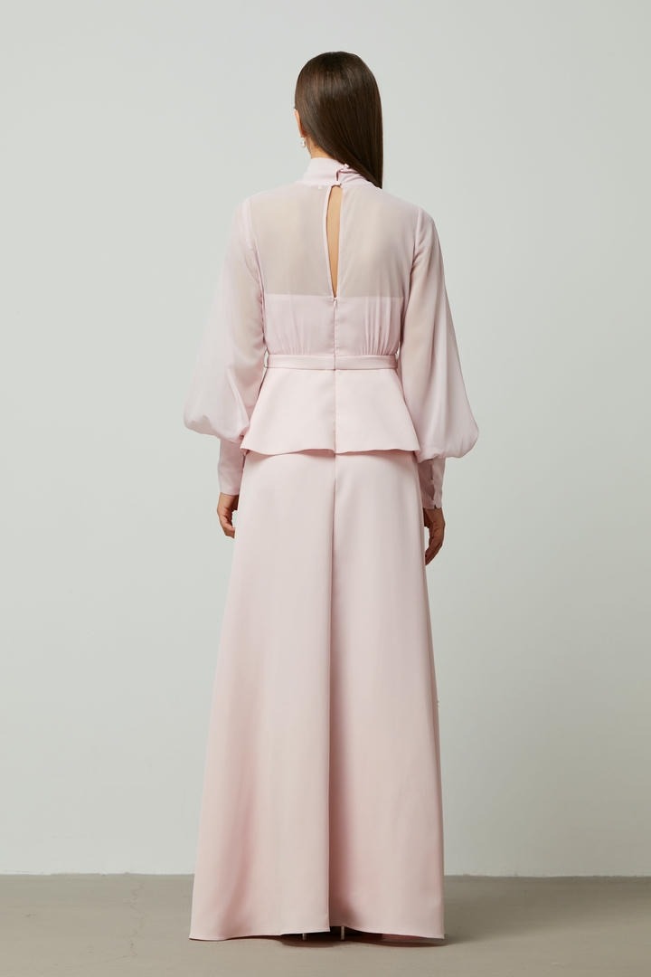 chic tie-bow neckline dress
