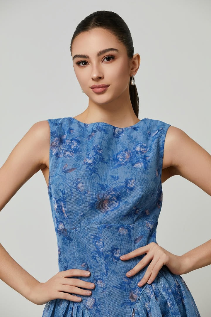 A-line midi dress