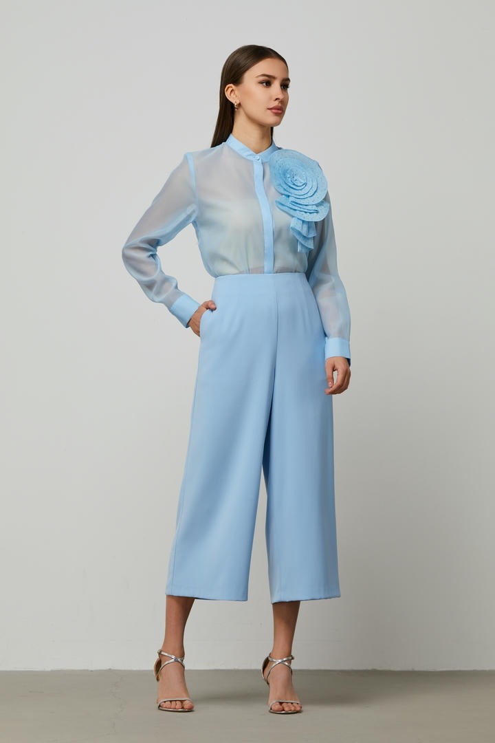 high waist culotte pants