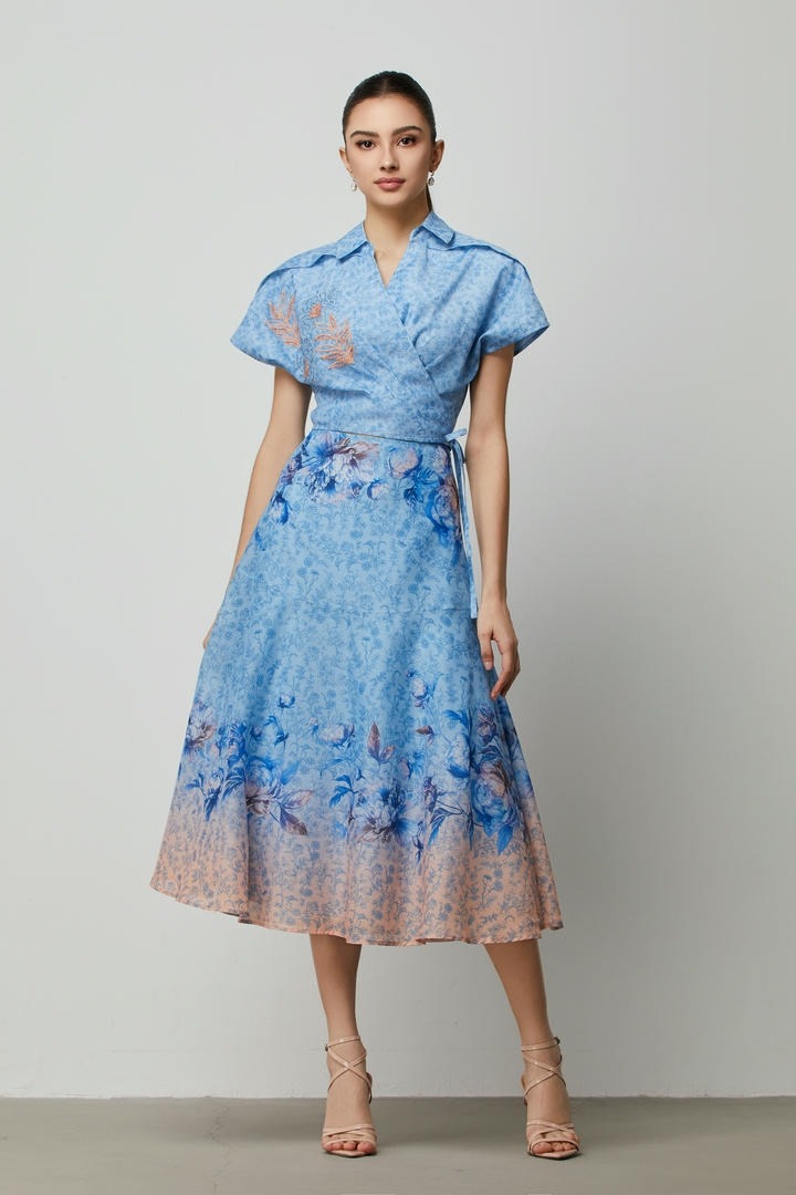 Gradian color skirt