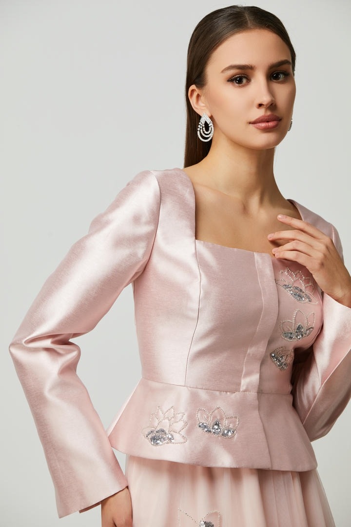 beaded embellishments jacket
