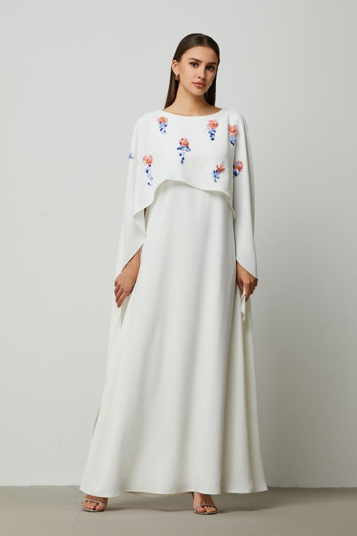 embellished cape modern Kaftan