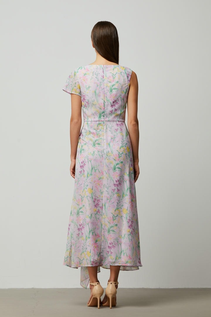 Floral chiffon dress