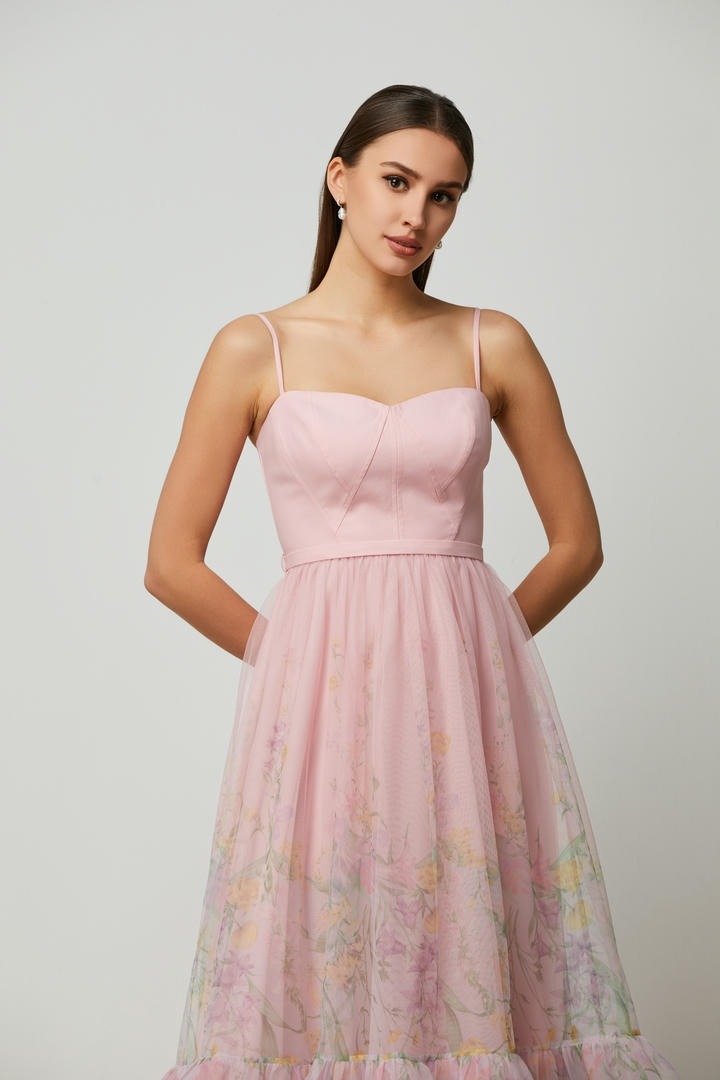 printed corset dress