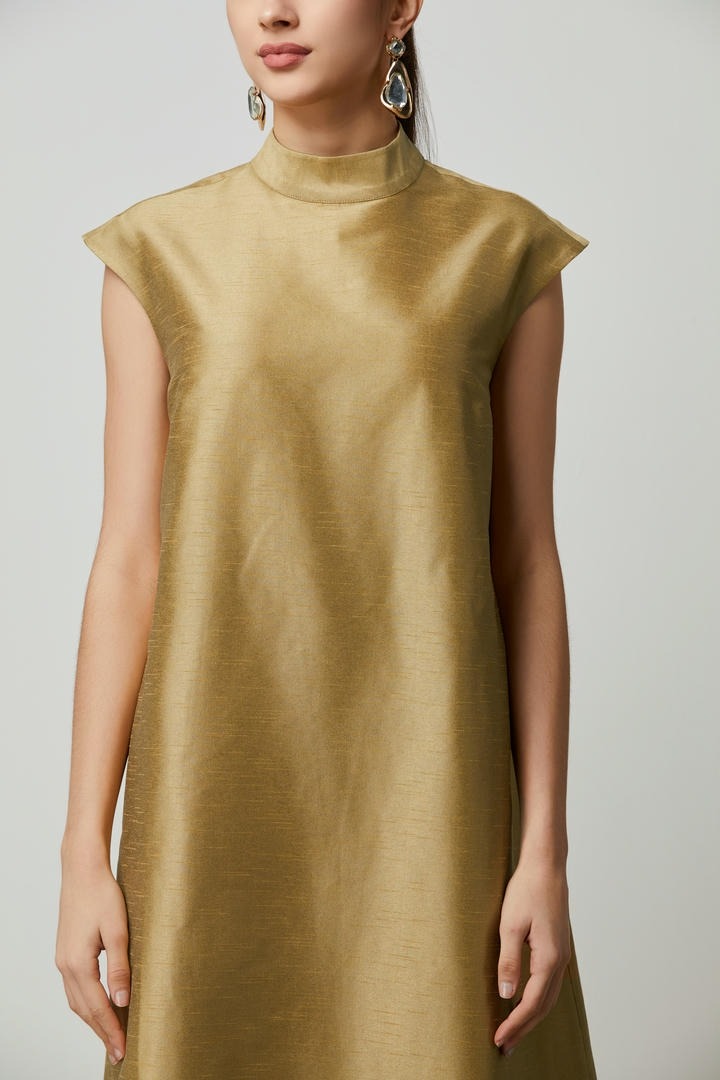 embordered Golden kaftan