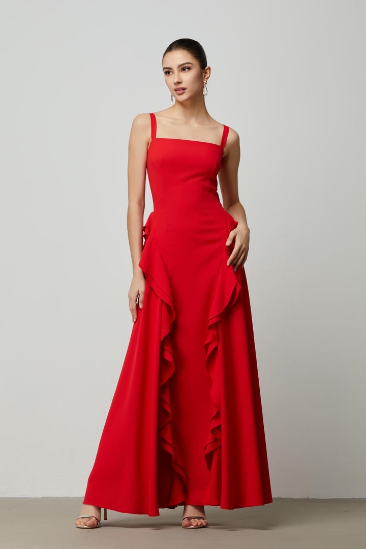 Tiered frill sides Dress
