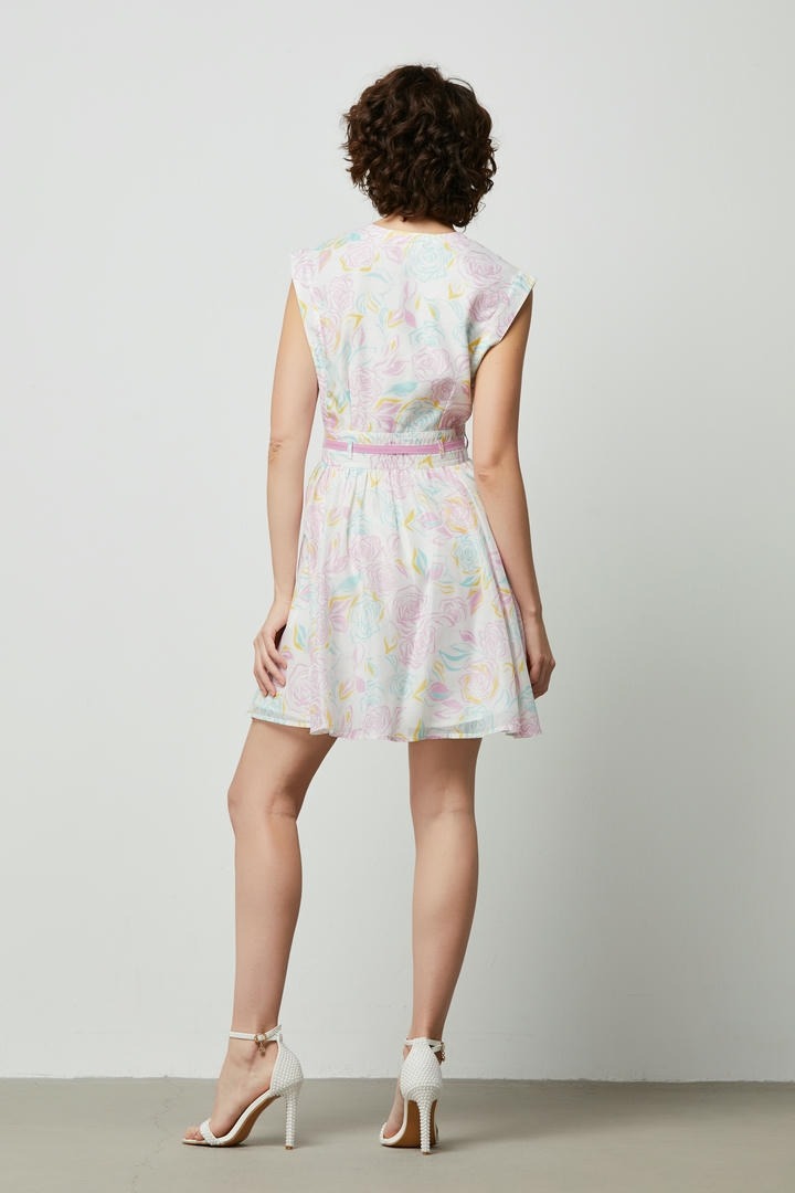 Printed Mini Dress