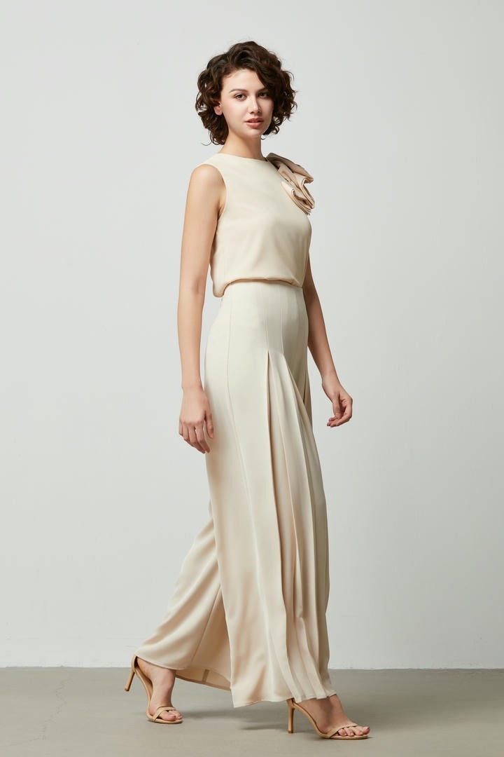 Pleats wide Pants
