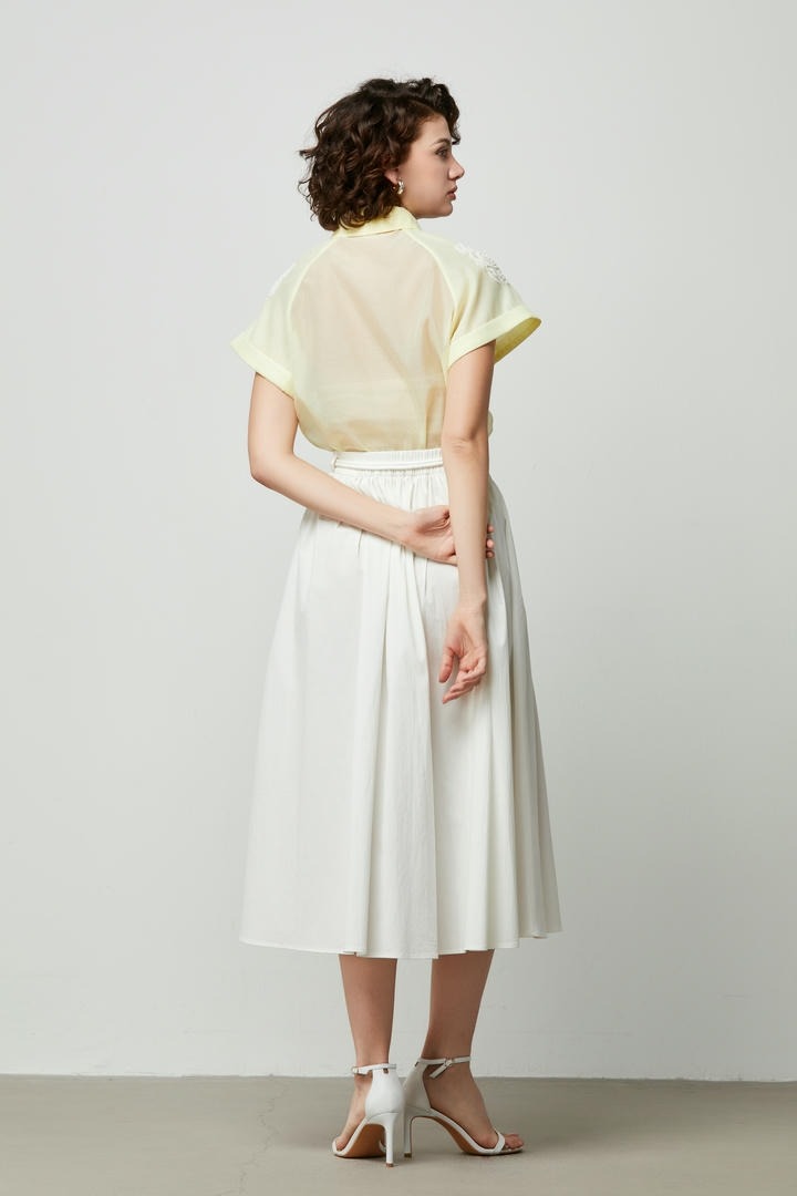 Embellished Organza Shirt