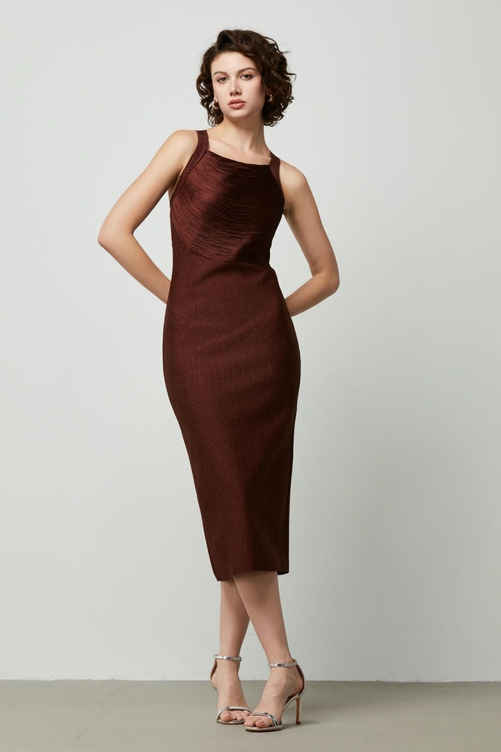 Fringe Midi Knit Dress