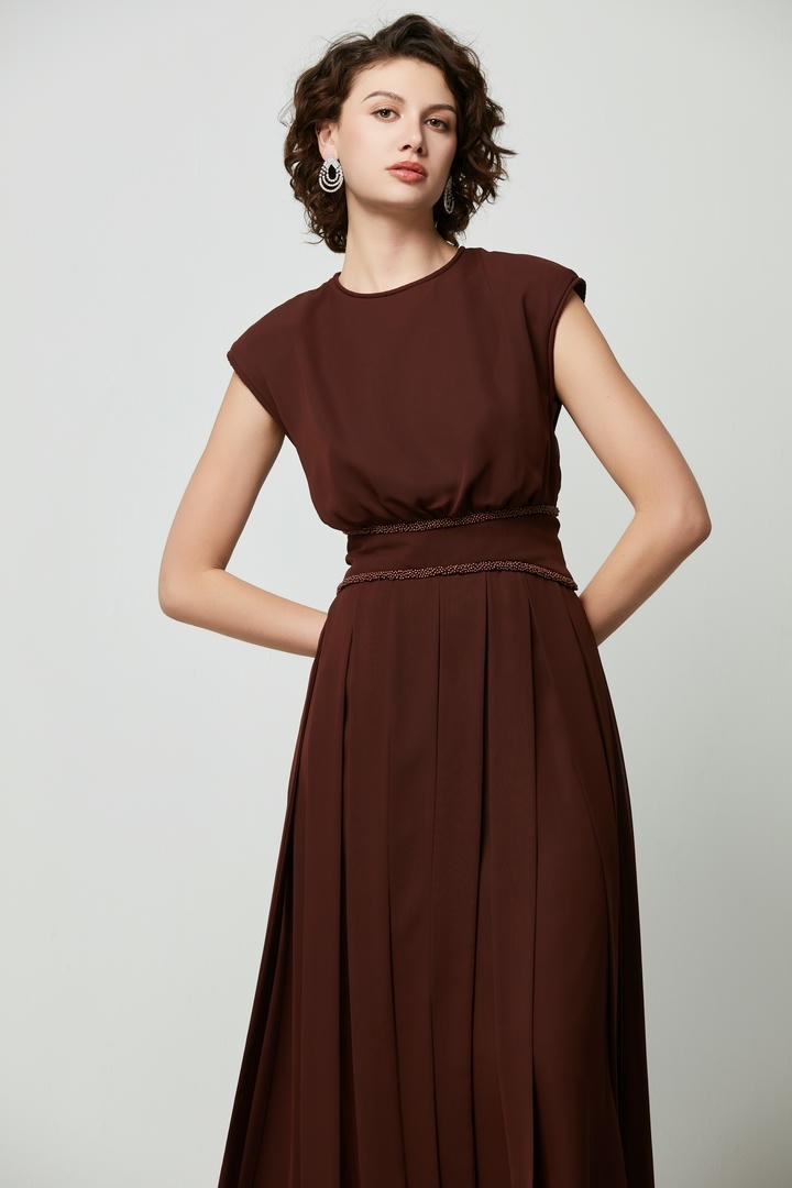 Chiffon embellished Dress