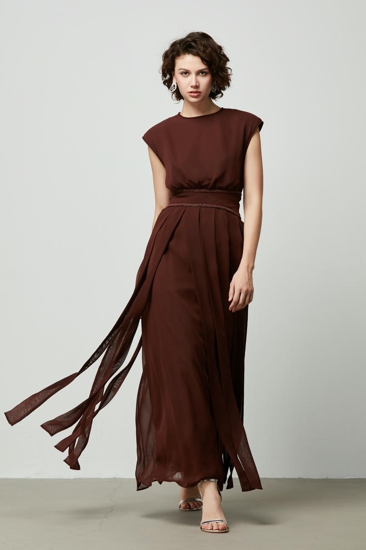 Chiffon embellished Dress