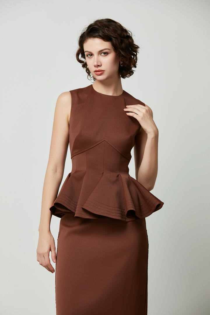 Statement Peplum Top