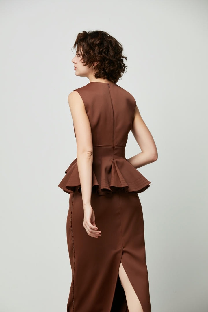 Statement Peplum Top