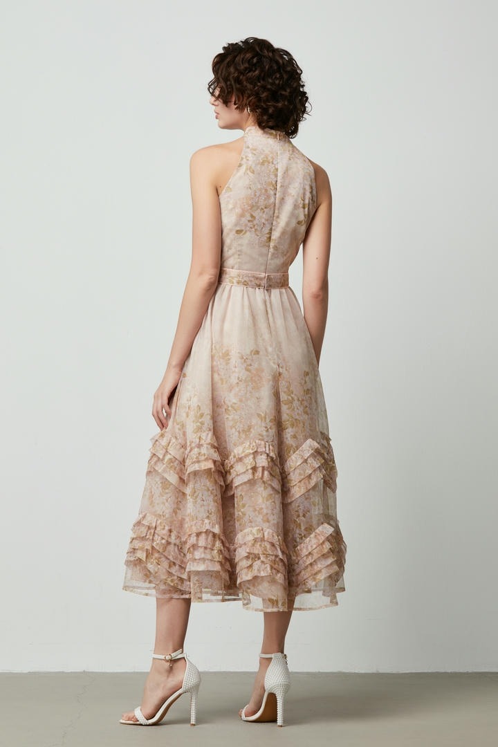 Tulle frill trimming inserts Dress