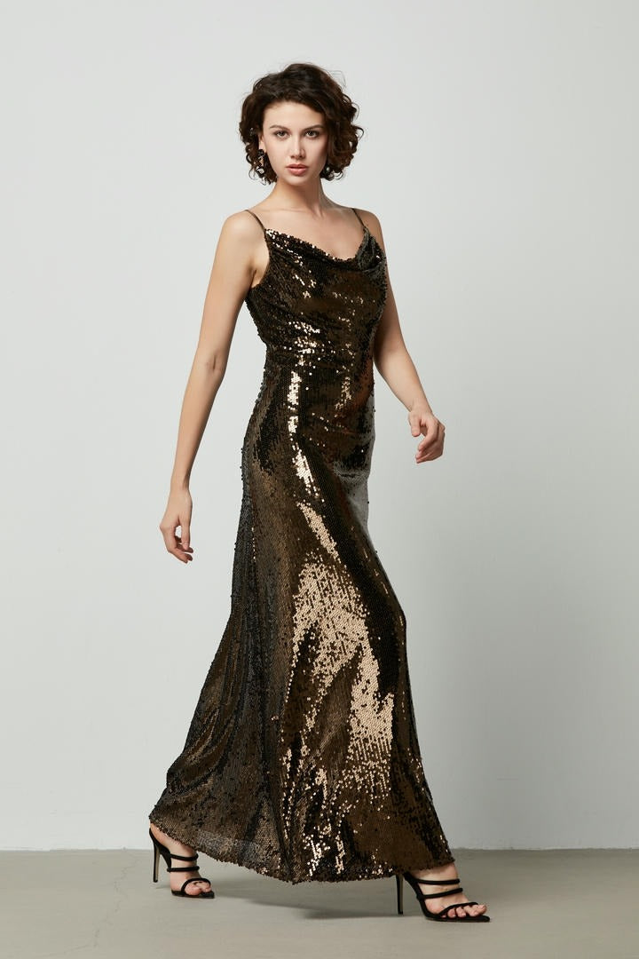 All-Over Sequin Glam Dress