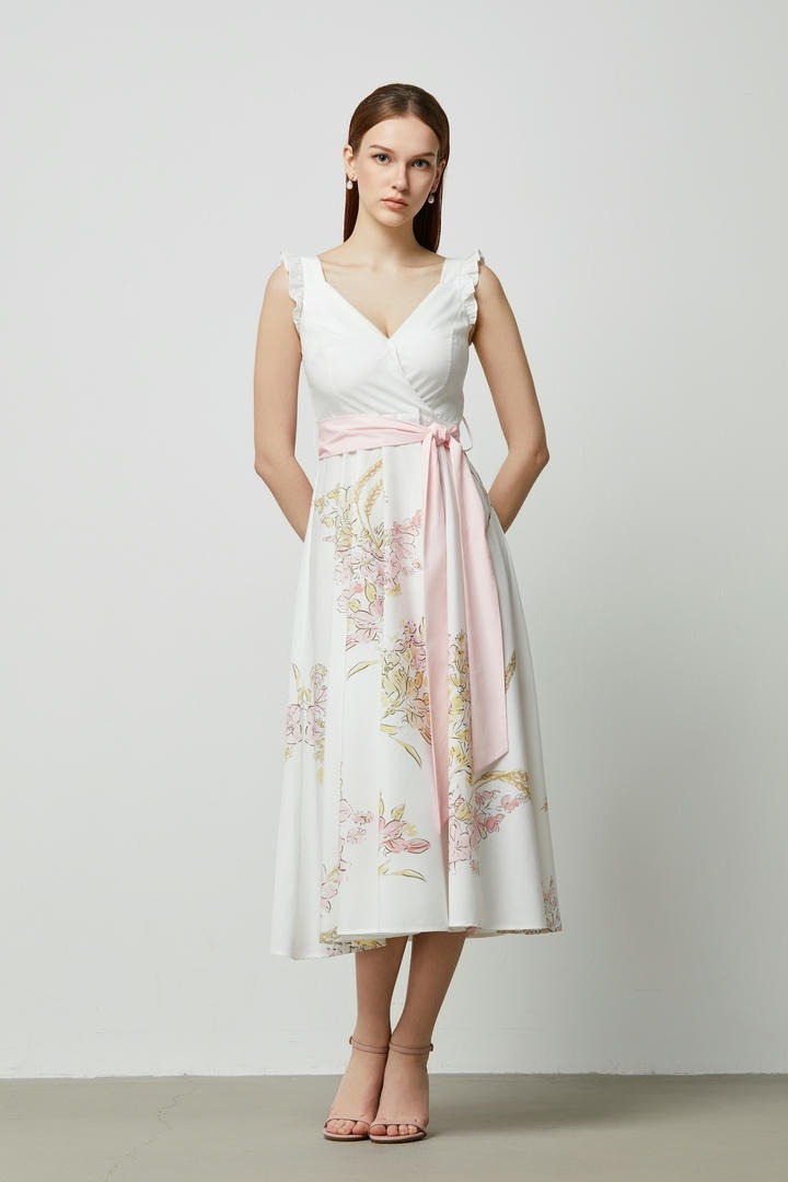 Ruffle straps Dress