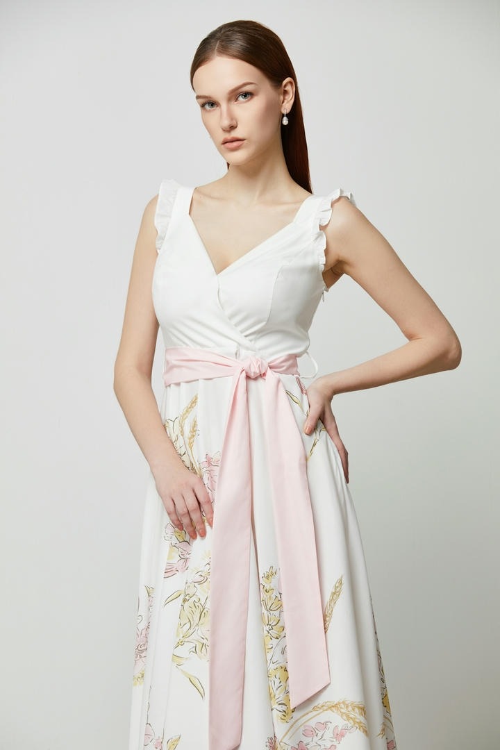 Ruffle straps Dress