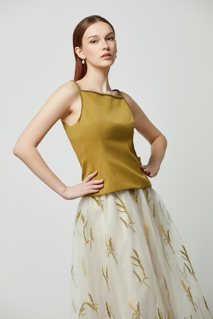 Beads embellishment Top