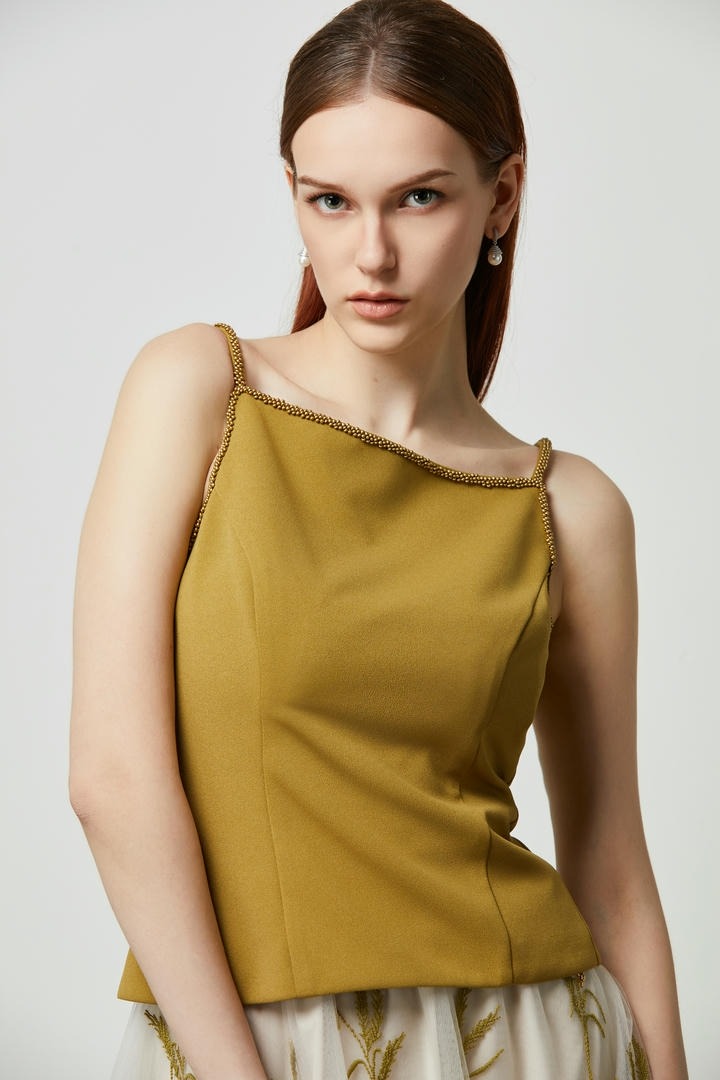 Beads embellishment Top