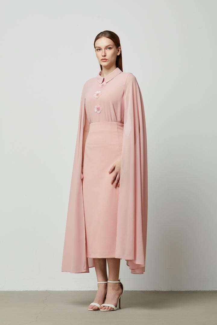 unique maxi sleeves shirt