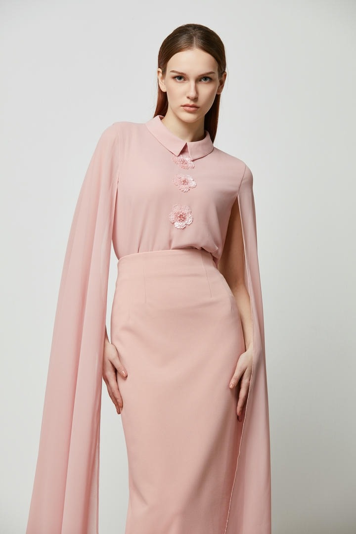 unique maxi sleeves shirt