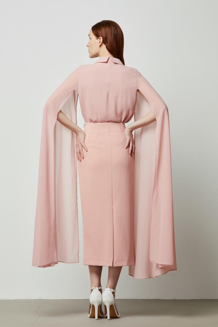 unique maxi sleeves shirt