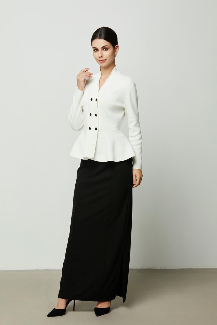 Peplum Elegance Cardigen