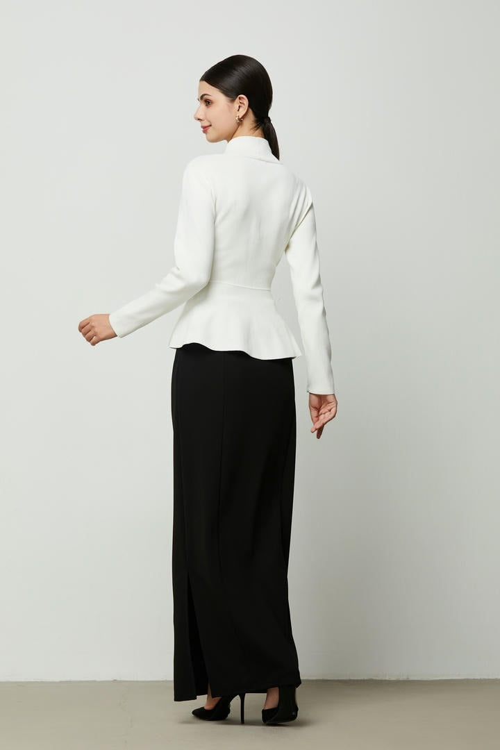 Peplum Elegance Cardigen