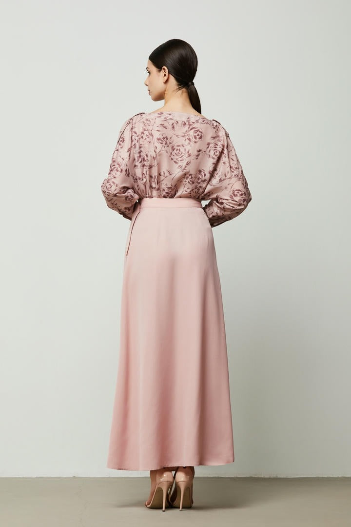 Flared Pink Skirt