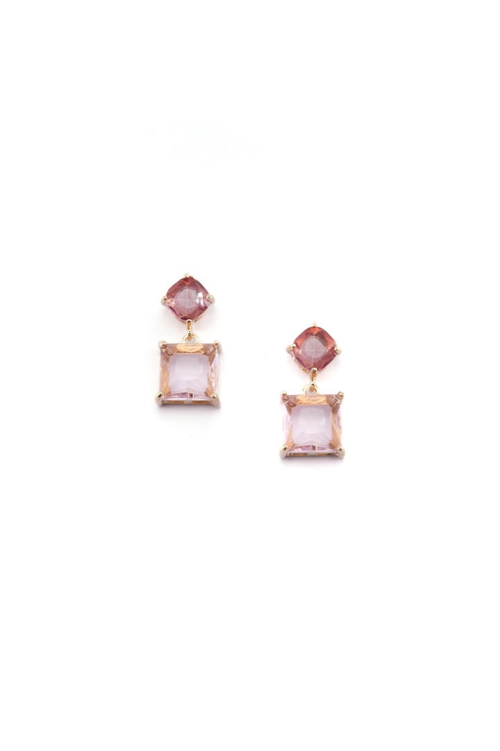 Double Drop mix shapes Earrings