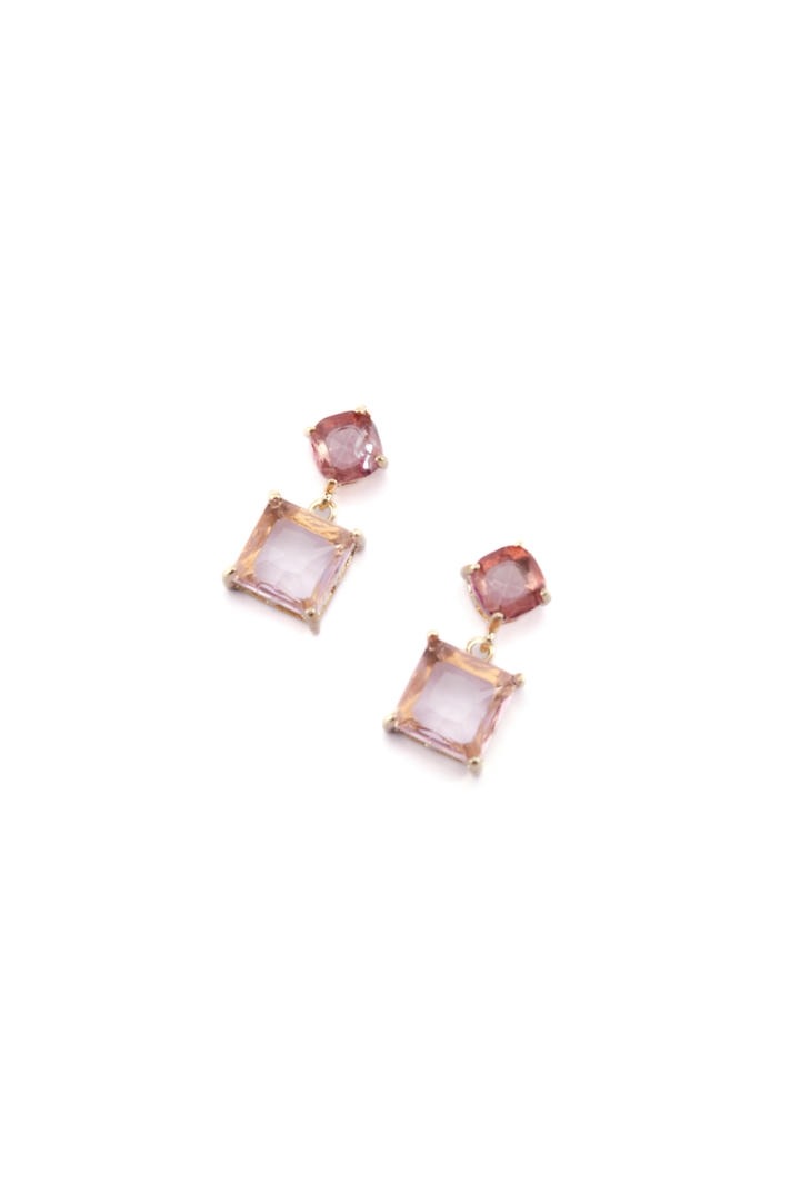 Double Drop mix shapes Earrings