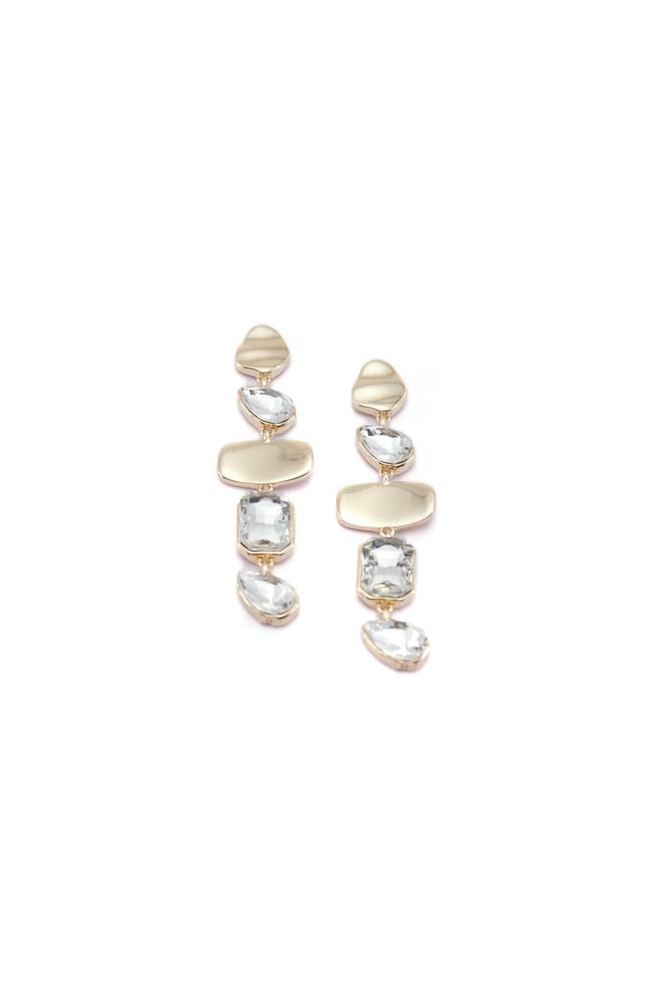 Long Drop crystal Earrings