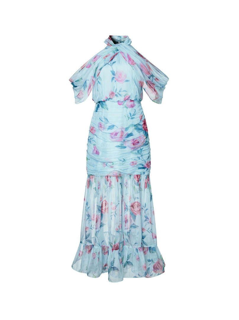 Drape Chiffon Dress