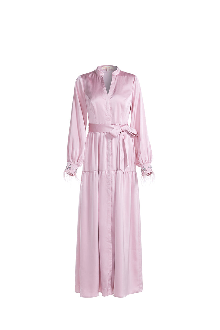 Embellished cuffs kaftan