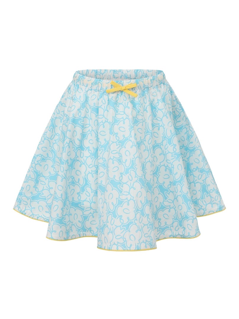 Kids Poplin Print Skirt