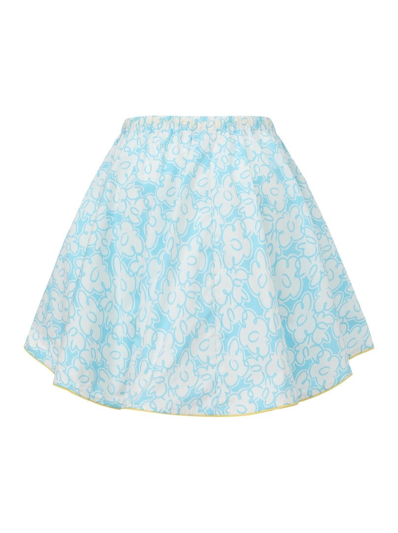 Kids Poplin Print Skirt