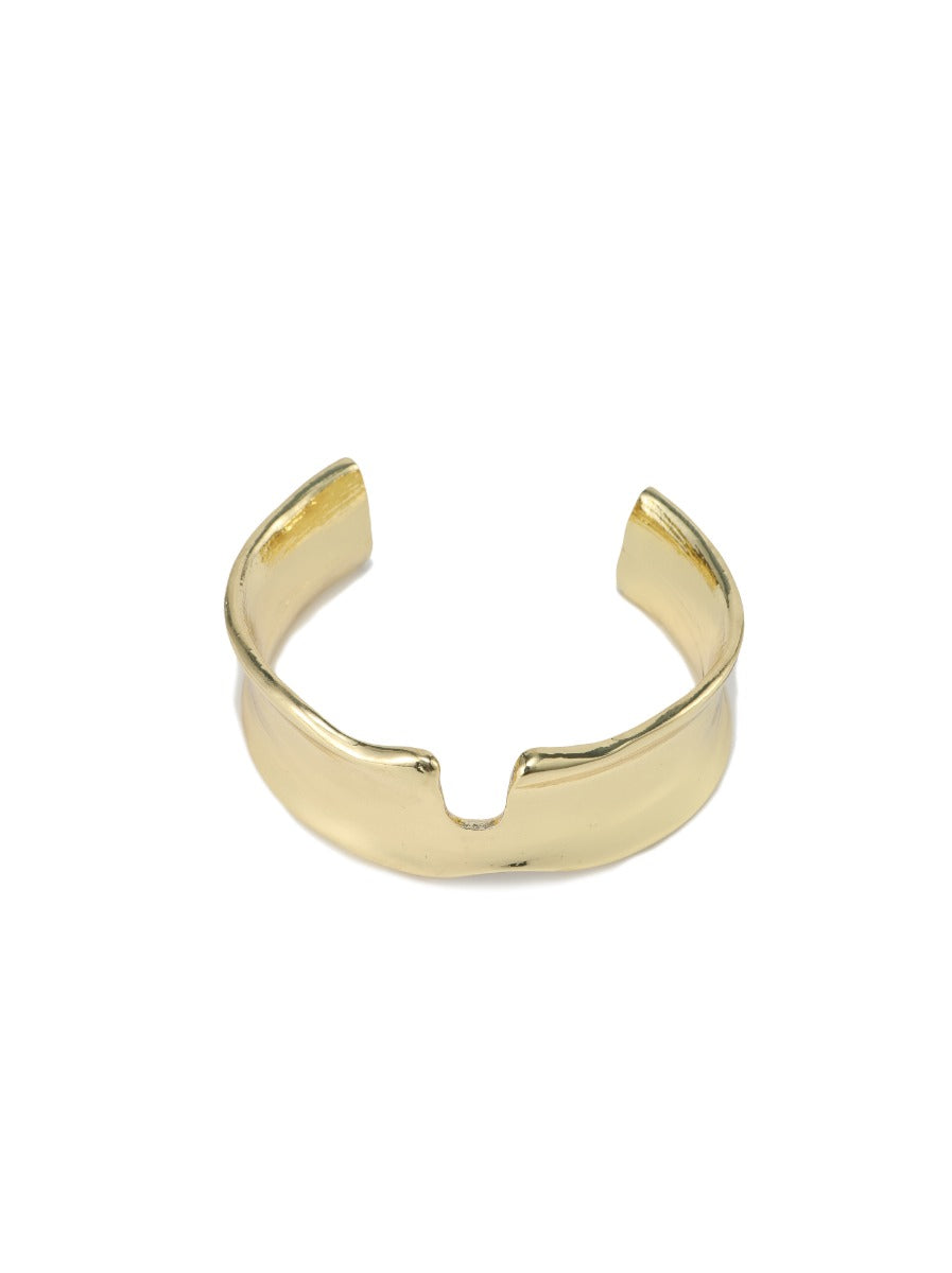 Open Gold Bangle