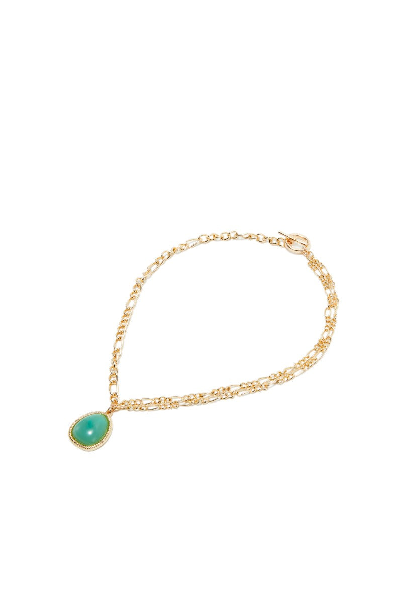Multi chain pendant necklace