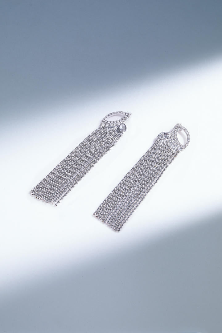 Statement fringe earrings