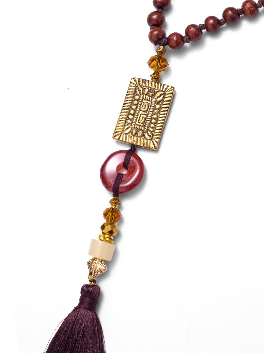 Brown Bead Necklace