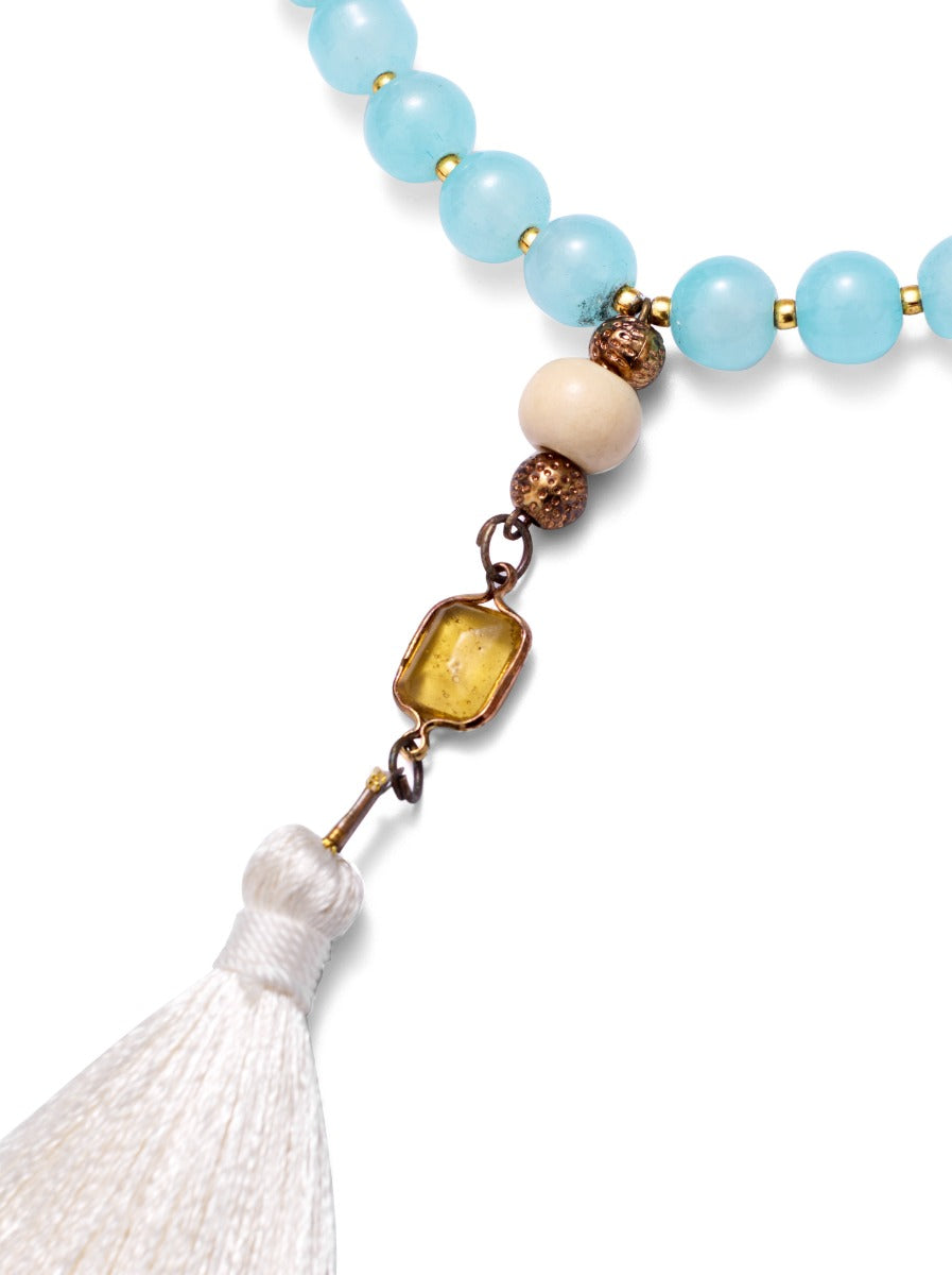 Turquoise Tassel Necklace