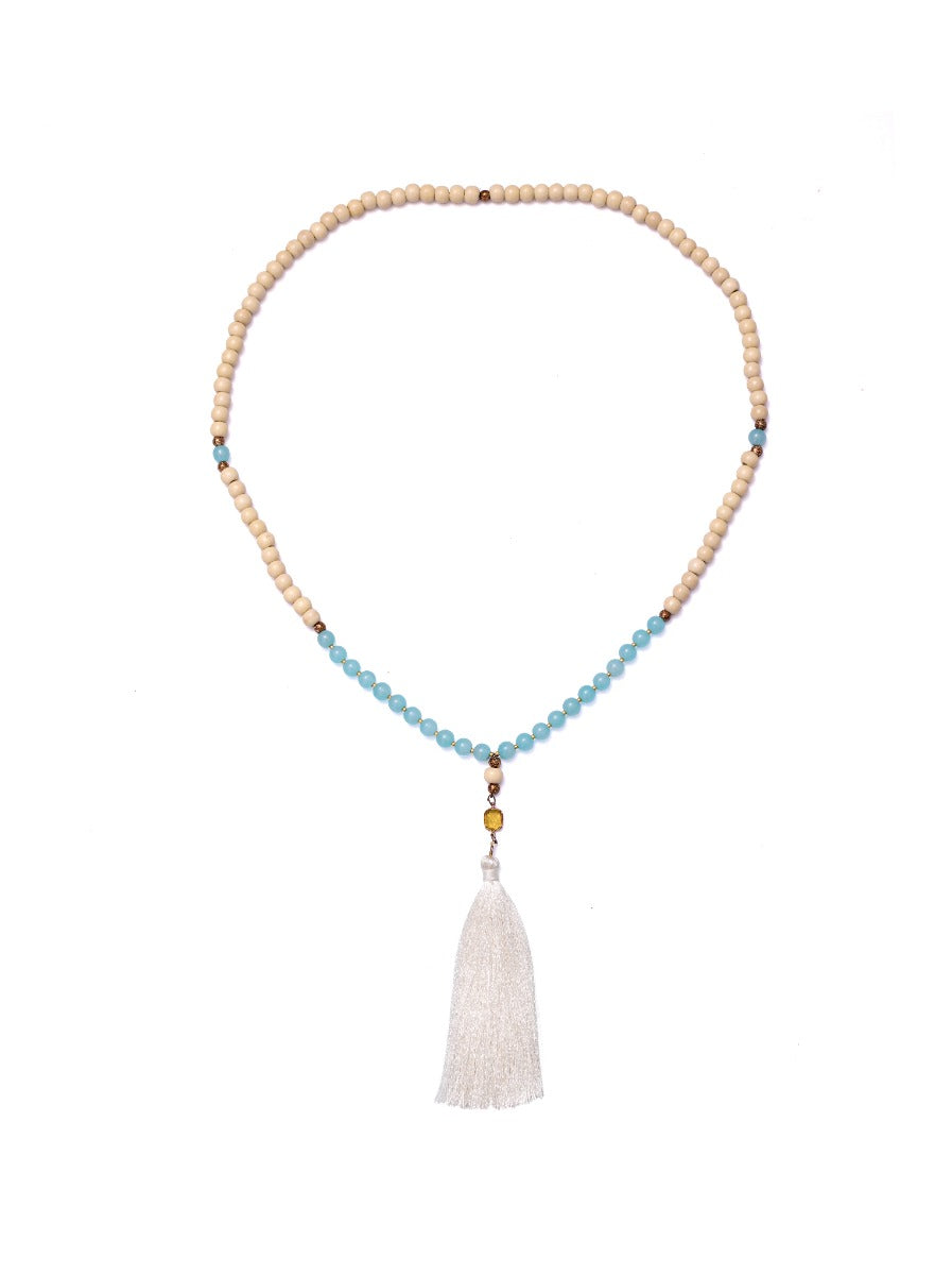Turquoise Tassel Necklace