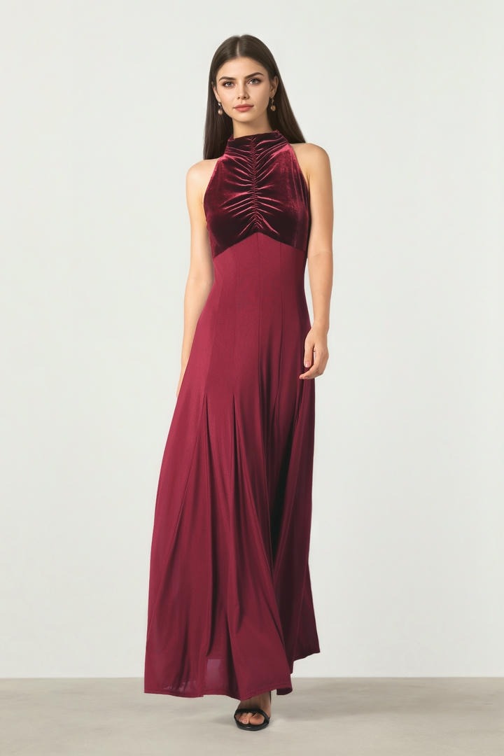 Burgundy Maxi Dress