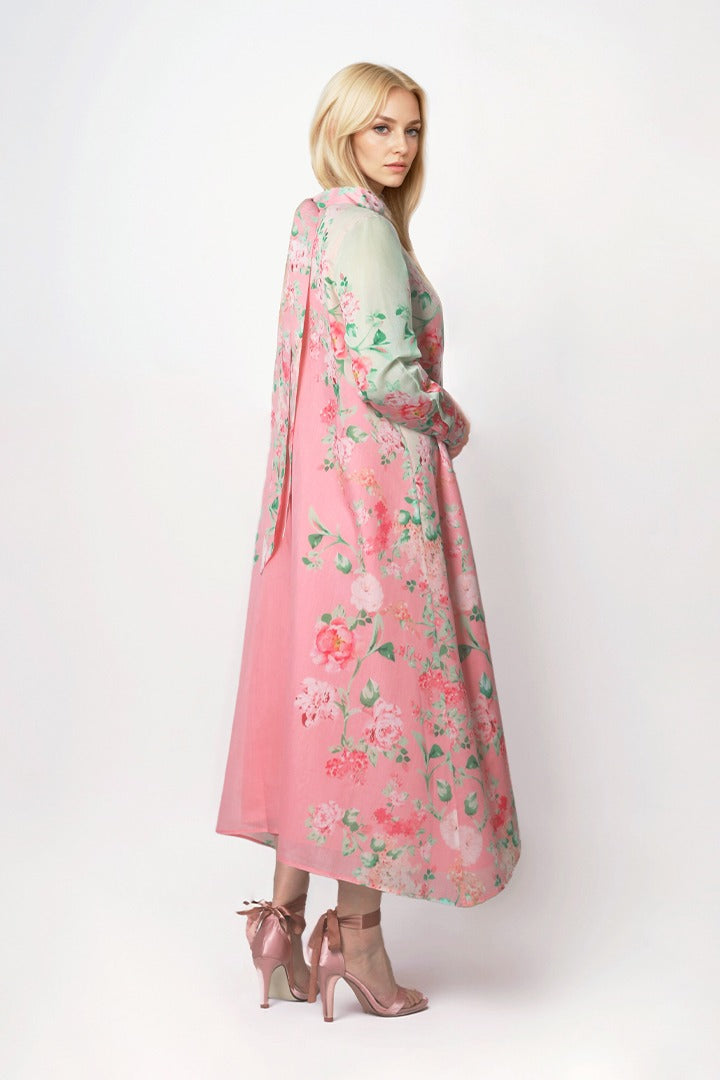 Printed loose-cut kaftan